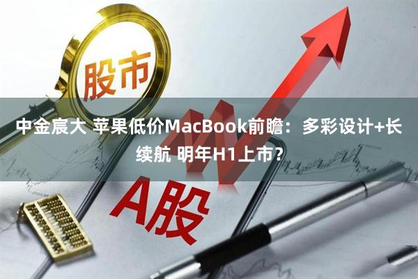 中金宸大 苹果低价MacBook前瞻：多彩设计+长续航 明年H1上市？