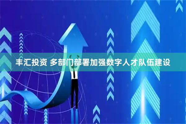 丰汇投资 多部门部署加强数字人才队伍建设
